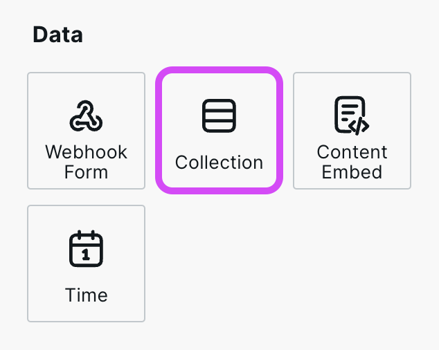 Collection component