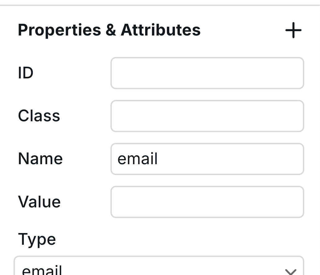 Form input name