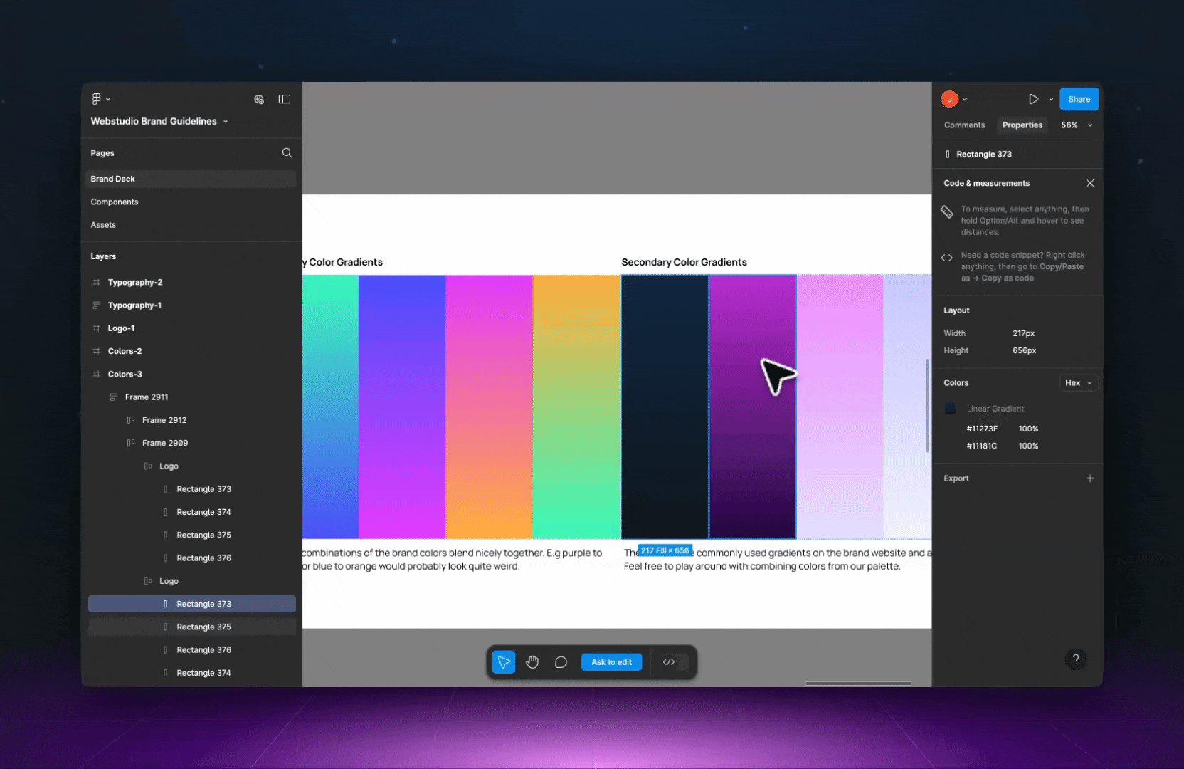pasting css from Figma into Webstudio